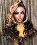 Peruca Lace Frontal HD Loose Wave Mix Colors – Serena