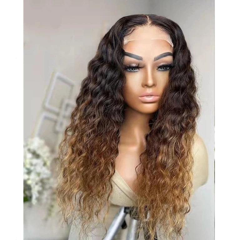Glueless Lace Closure HD Cacheada Castanho Chocolate – Helena