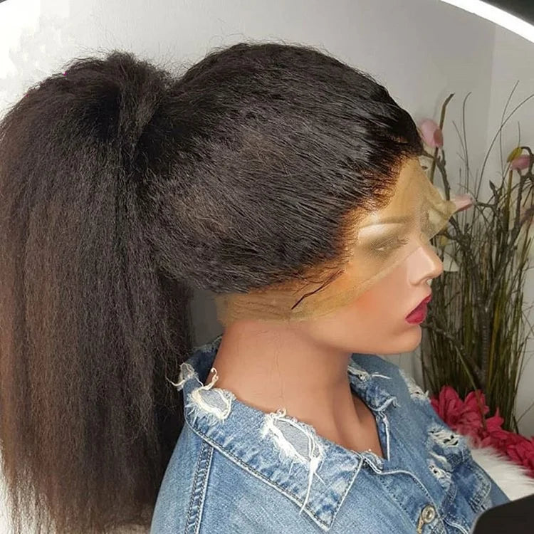 Peruca 360° Lace Yaki Braided Bun – Raw Indian Virgin Hair