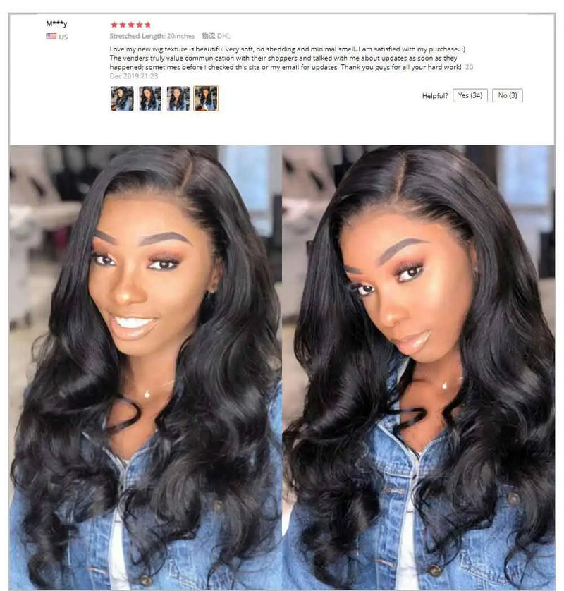 Peruca Lace Frontal HD Ocean Wave – Stella