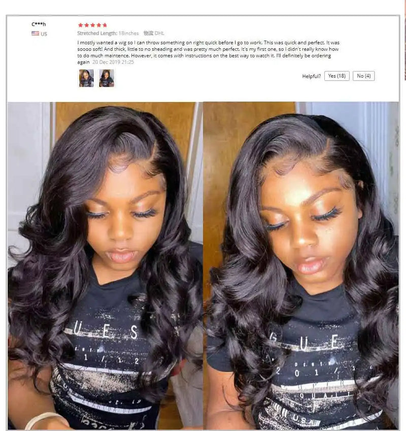 Peruca Lace Frontal HD Ocean Wave – Stella