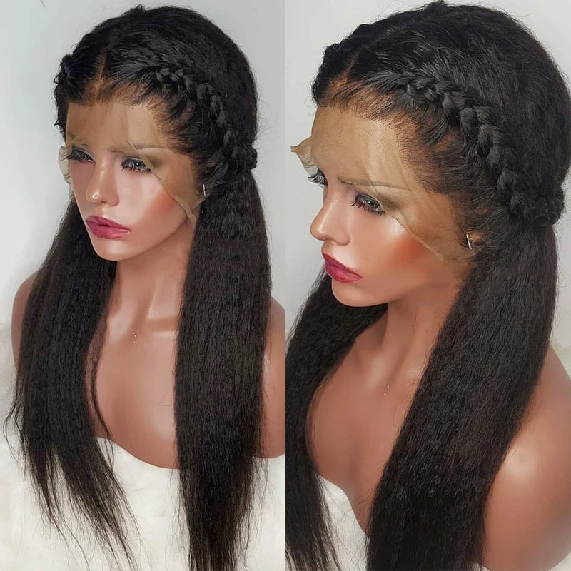 Peruca Lace Frontal Kinky Straight –Naomi