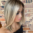 Lace Wig Ombre Blonde Pixie Bob – Naturalidade em HD Transparente