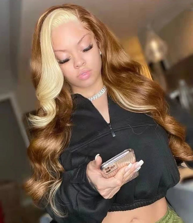 Peruca Lace Frontal HD Loose Wave Mix Colors – Serena