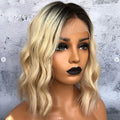 Peruca Lace Closure Ombre Brown Low Wave Bob – Amélie