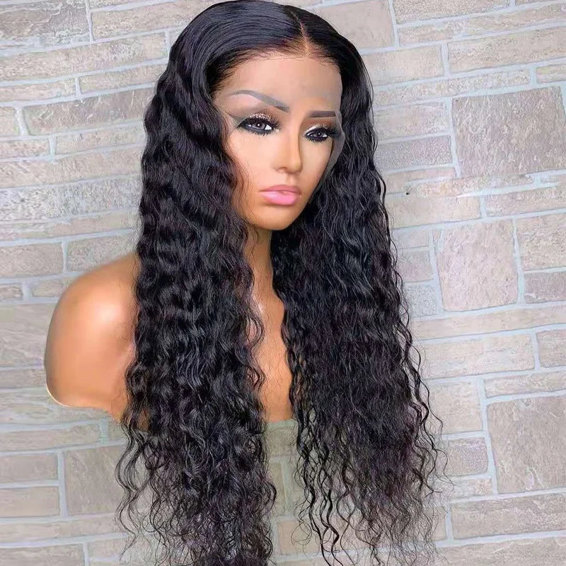 Peruca Lace Frontal Ondulada Ombre Castanho – Virgin Human Hair