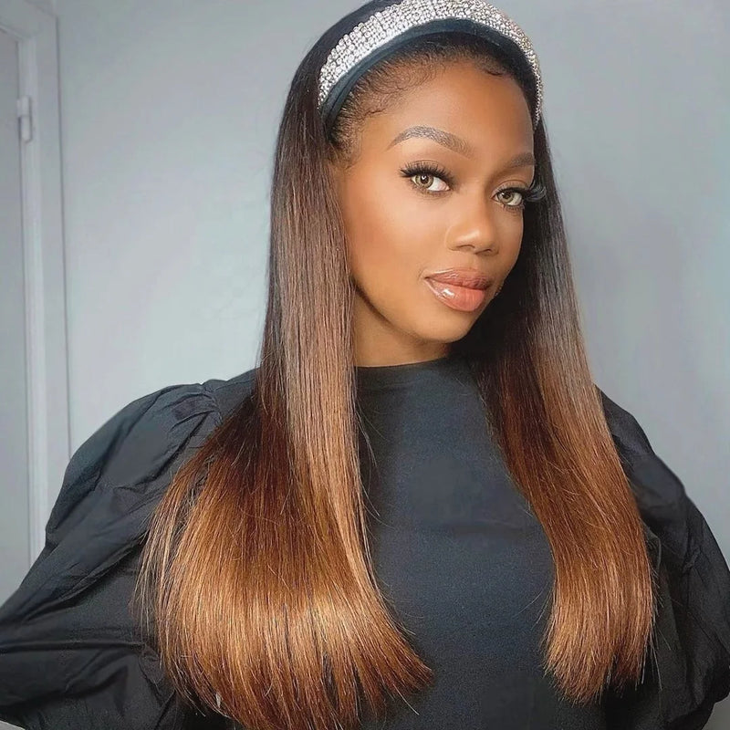Peruca Headband Wig Ombre Brown Wave – Marina