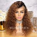 Glueless Lace Closure HD Cacheada Castanho Chocolate – Helena