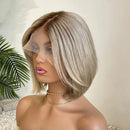 Lace Wig Ombre Blonde Pixie Bob – Naturalidade em HD Transparente