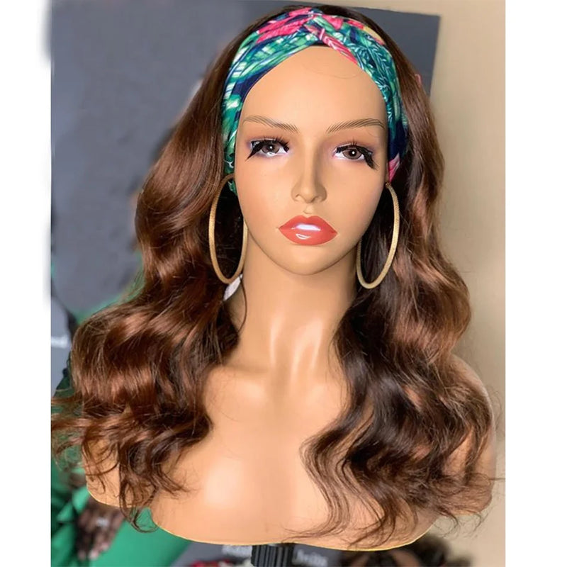 Peruca Headband Wig Ombre Brown Wave – Marina