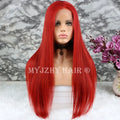 Peruca Lace Frontal Longa Lisa Vermelha – Isadora