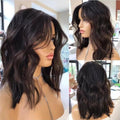 Peruca Lace Closure Ombre Brown Low Wave Bob – Amélie