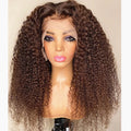 Glueless Lace Closure HD Cacheada Castanho Chocolate – Helena