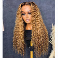 Peruca Lace Frontal HD Cacheada Honey Blonde – Aurora