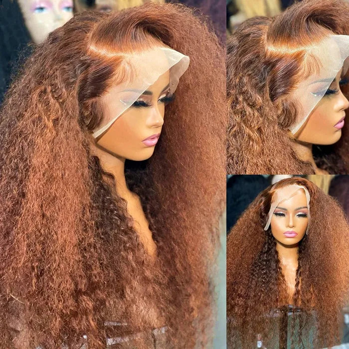 Glueless Lace Closure HD Cacheada Castanho Chocolate – Helena