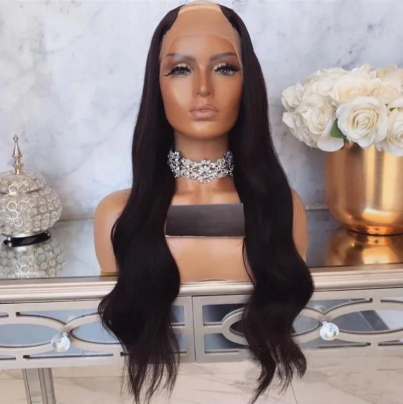 Peruca V-Part Loira Gelada Liso Natural – Sienna