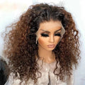 Glueless Lace Closure HD Cacheada Castanho Chocolate – Helena