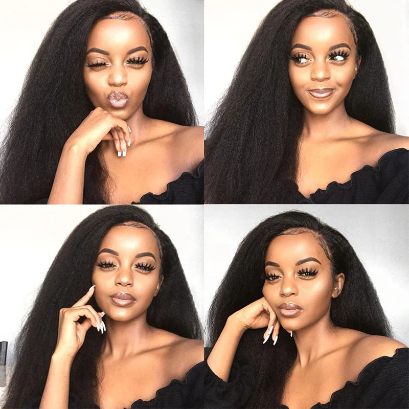 Peruca Lace Frontal Kinky Straight –Naomi